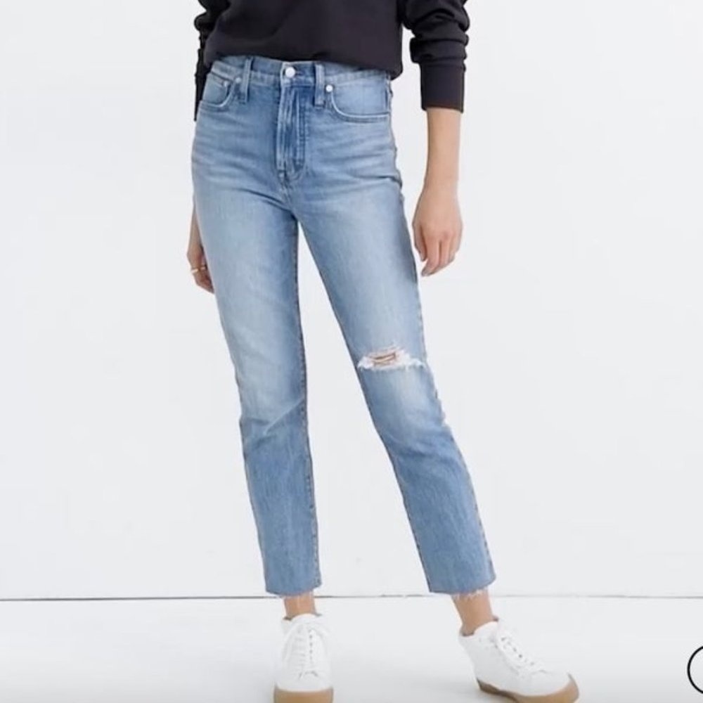 Madewell The Perfect Vintage Crop, Size 26